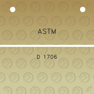 astm-d-1706