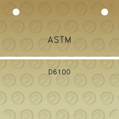 astm-d6100