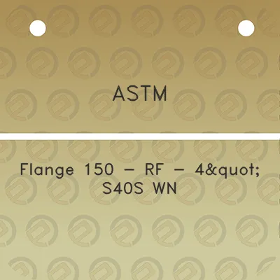 astm-flange-150-rf-4quot-s40s-wn