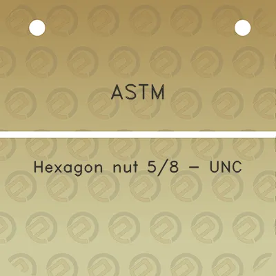 astm-hexagon-nut-58-unc