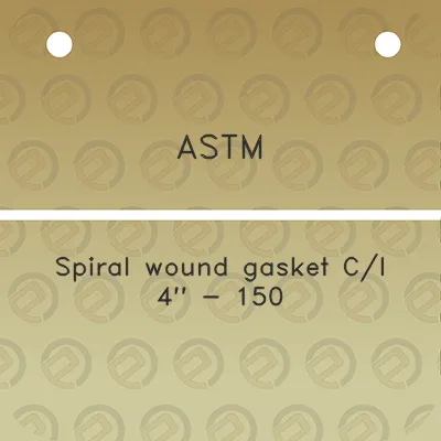 astm-spiral-wound-gasket-cl-4-150