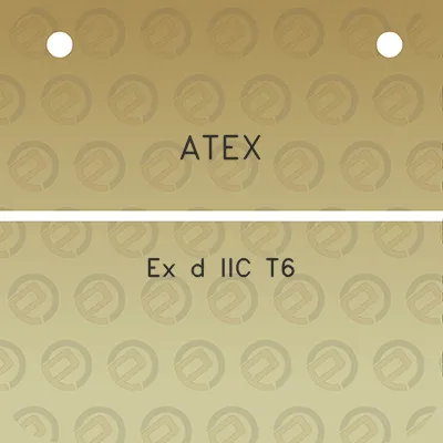 atex-ex-d-iic-t6