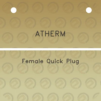 atherm-female-quick-plug