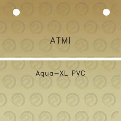 atmi-aqua-xl-pvc