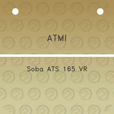 atmi-soba-ats-165-vr