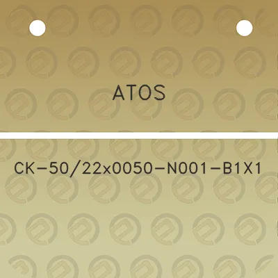 atos-ck-5022x0050-n001-b1x1