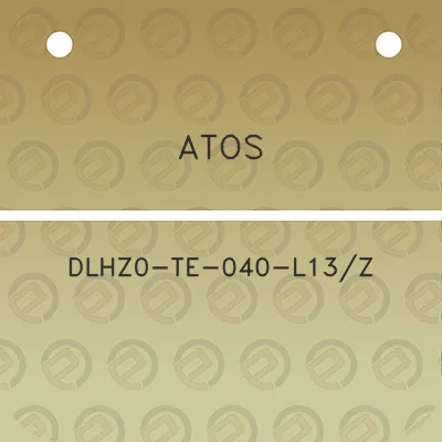 atos-dlhz0-te-040-l13z