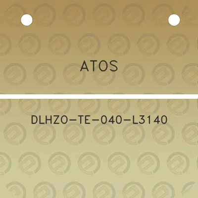 atos-dlhzo-te-040-l3140