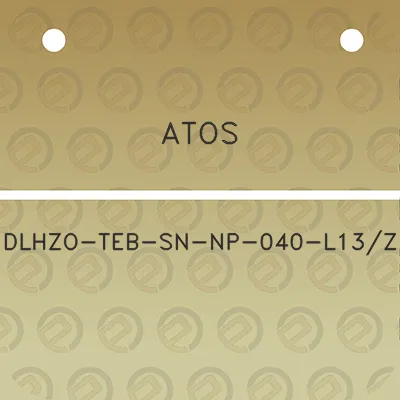 atos-dlhzo-teb-sn-np-040-l13z