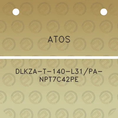 atos-dlkza-t-140-l31pa-npt7c42pe