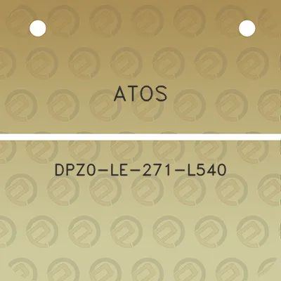 atos-dpz0-le-271-l540