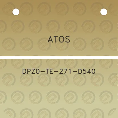 atos-dpz0-te-271-d540