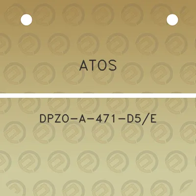 atos-dpzo-a-471-d5e