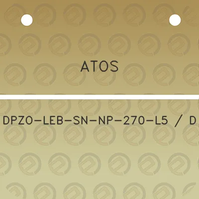 atos-dpzo-leb-sn-np-270-l5-d