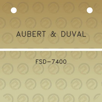 aubert-duval-fsd-7400