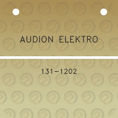 audion-elektro-131-1202