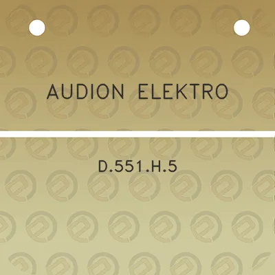 audion-elektro-d551h5