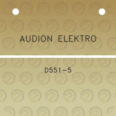 audion-elektro-d551-5