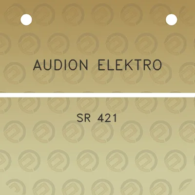 audion-elektro-sr-421