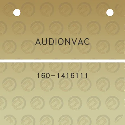 audionvac-160-1416111