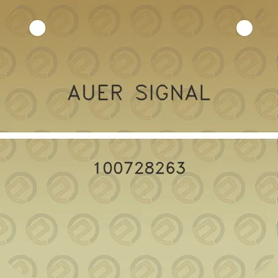 auer-signal-100728263