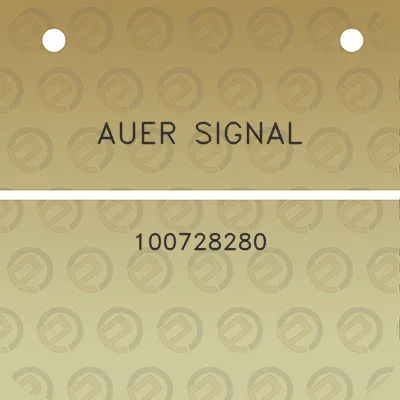 auer-signal-100728280