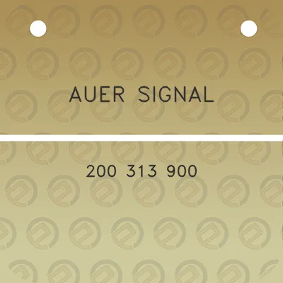 auer-signal-200-313-900