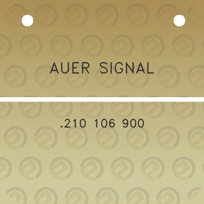 auer-signal-210-106-900