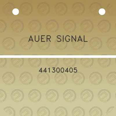 auer-signal-441300405