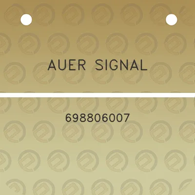 auer-signal-698806007