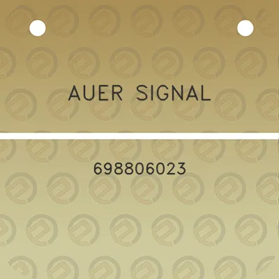 auer-signal-698806023