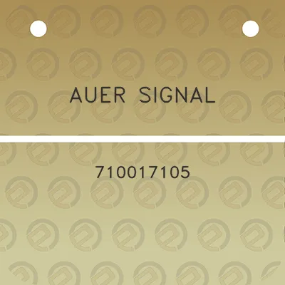 auer-signal-710017105