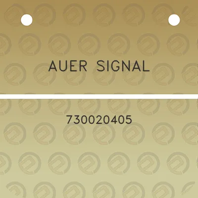 auer-signal-730020405