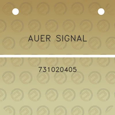 auer-signal-731020405