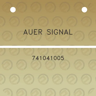 auer-signal-741041005