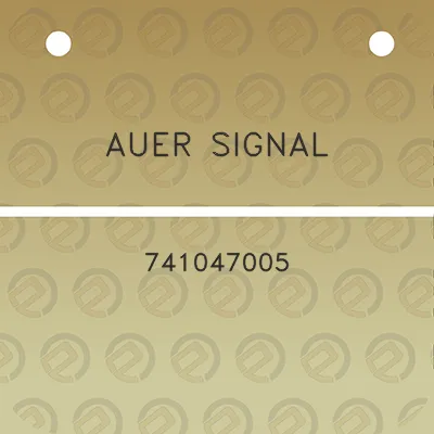 auer-signal-741047005