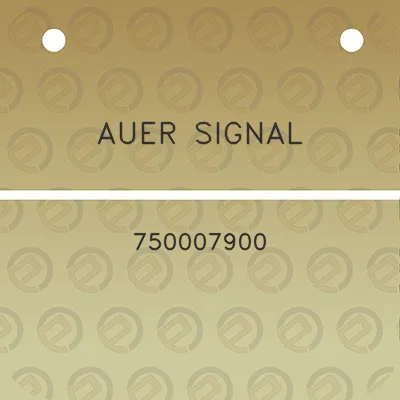 auer-signal-750007900