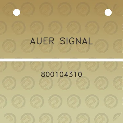 auer-signal-800104310