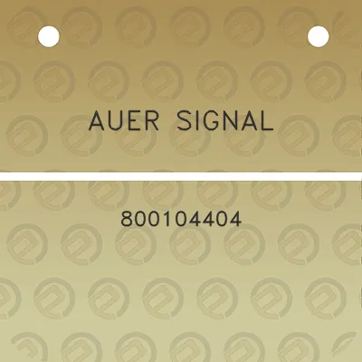 auer-signal-800104404