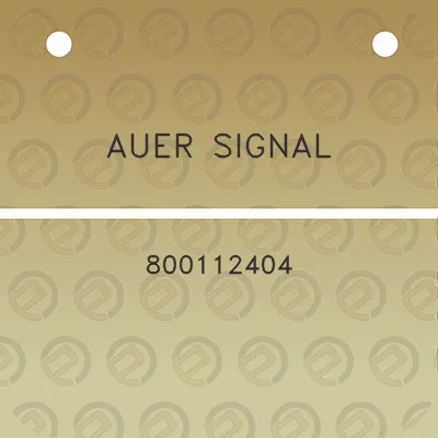 auer-signal-800112404