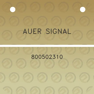 auer-signal-800502310