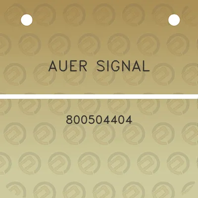 auer-signal-800504404