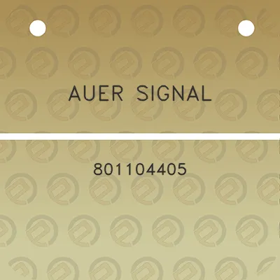 auer-signal-801104405