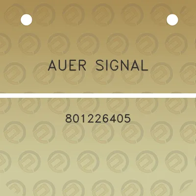 auer-signal-801226405