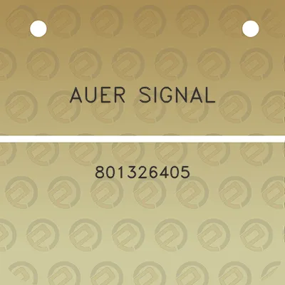 auer-signal-801326405