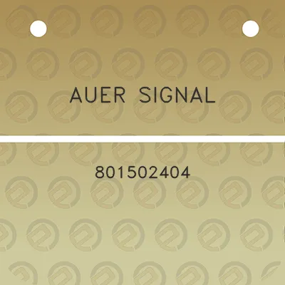 auer-signal-801502404