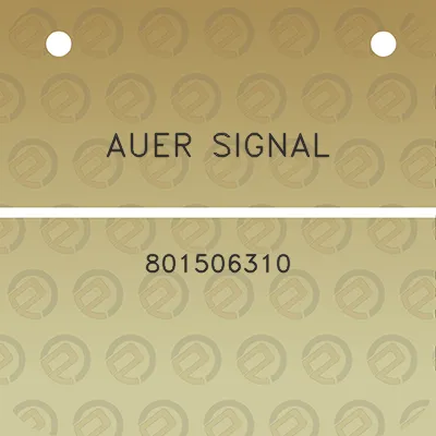 auer-signal-801506310