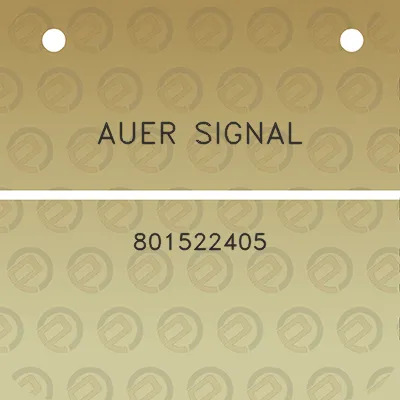 auer-signal-801522405