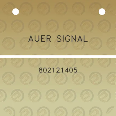 auer-signal-802121405