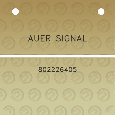 auer-signal-802226405